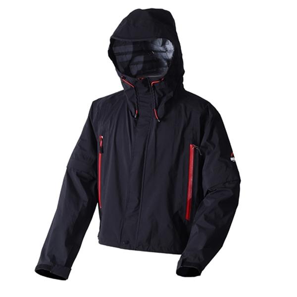 リバレイ ソウシンショートレインジャケット ブラック #7726 (ショートレインウェア)【送料無料】の通販は