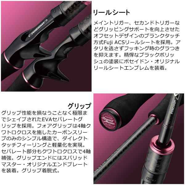 エバーグリーン スパリッドマスター PSMC-66L/MLST (タイラバ