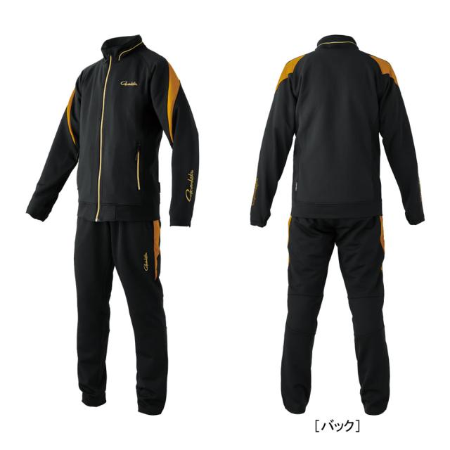 がまかつ ウェア ジャージスーツ(ワッペン) GM3781 ブラック