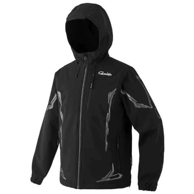 がまかつ ソフトシェルフーディ ブラック×ブラック GM3765 (防寒着 防寒インナー)【送料無料】の通販は