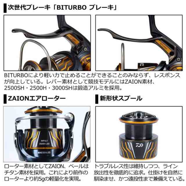 ダイワ インパルト 競技LBD (レバーブレーキ スピニングリール)【送料