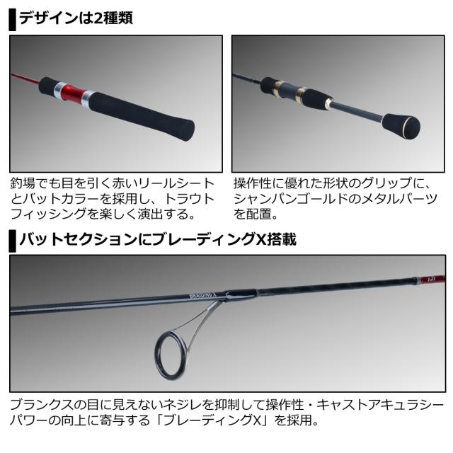 Egeria ETGS-60UL スピニングロッド