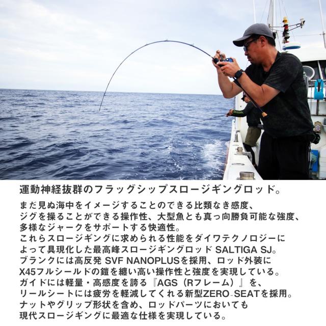 ダイワ　23　ソルティガ　SJ　61B-3・W　【美品】　※発送方法条件あり ダイワ 23 ソルティガ SJ 61B-3 W (ジギングロッド)(大型商品A)