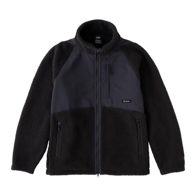 ダイワ レトロフリースジャケット ブラック 2XL〜3XL DJ-3123 (防寒着 防寒ミドラー)【送料無料】の通販は 9,968円