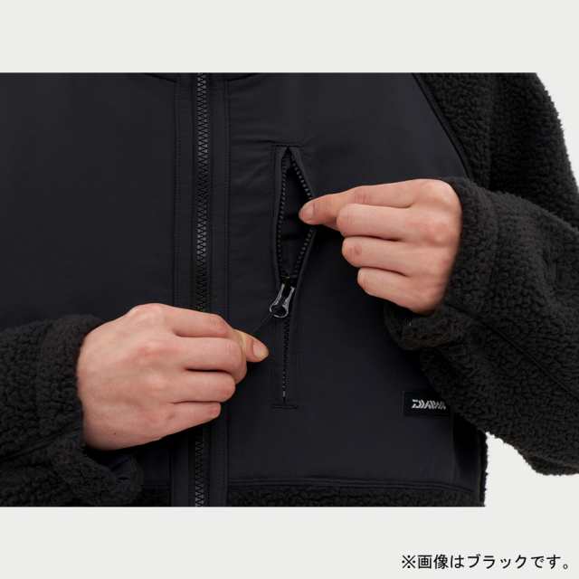 ダイワ レトロフリースジャケット グレージュ DJ-3123 (防寒着 防寒ミドラー)【送料無料】の通販は