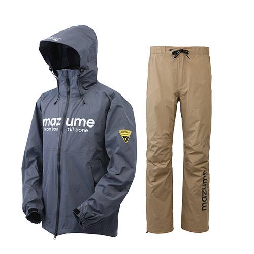 オレンジブルー マズメ mazume コンタクトレインスーツ2 チャコール MZRS-688 (レインウェア レインスーツ 上下セット)の通販は