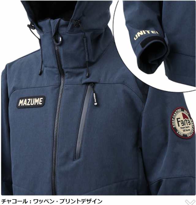 mazume(マズメ) mzウインドカットジャケット チャコール MZFW-726 ...