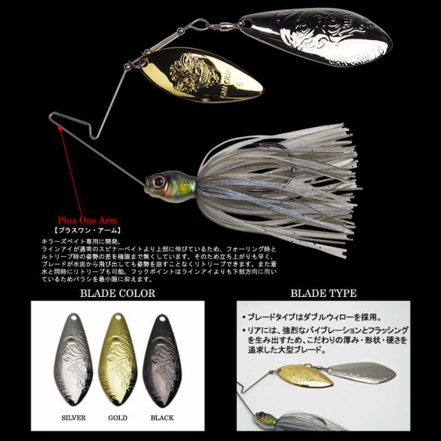 全15色】 ガンクラフト キラーズベイト オーバー 1/2oz