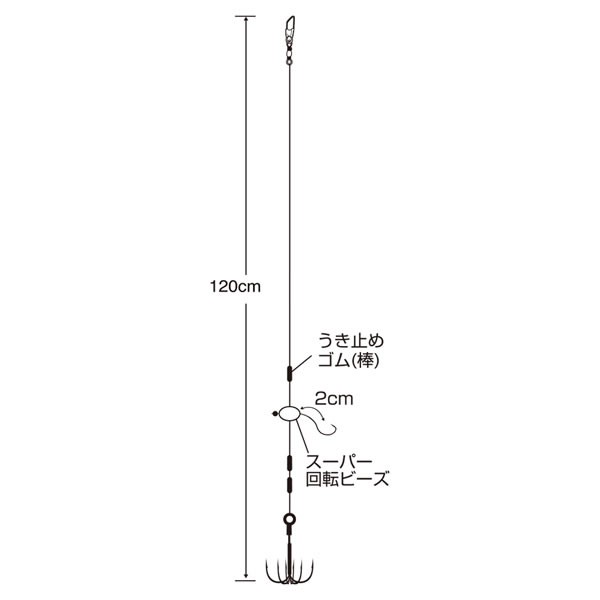 ささめ針 アオリ 青物 二刀流 ウキ釣り I 7 堤防釣り 仕掛け の通販はau Pay マーケット フィッシング遊web店