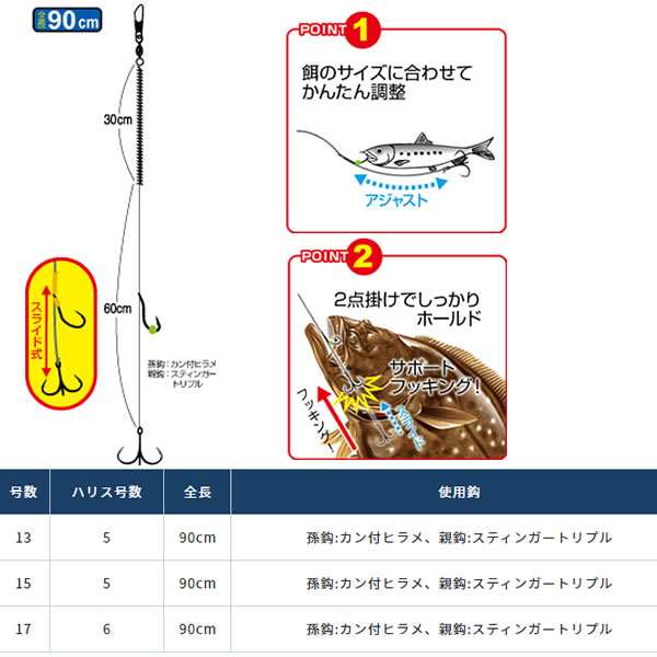 オーナー ぶっ込みヒラメ マゴチ トリプル 堤防釣り仕掛け ヒラメ仕掛け の通販はau Pay マーケット フィッシング遊web店