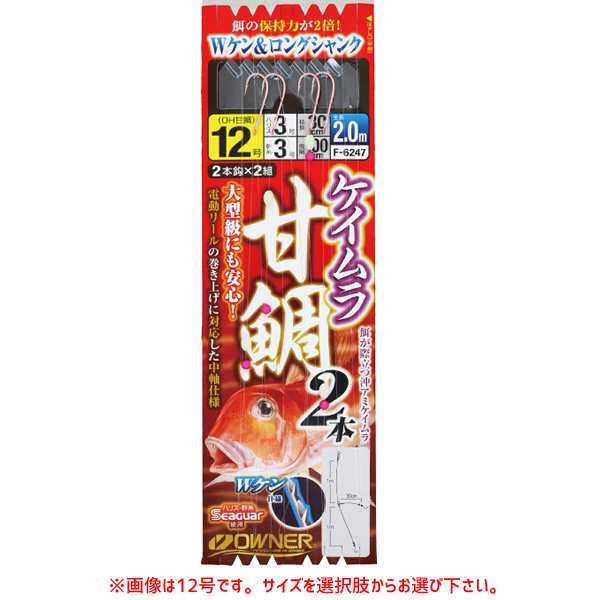 オーナー ケイムラ甘鯛2本 船釣り仕掛け アマダイ仕掛 の通販はau Pay マーケット フィッシング遊web店