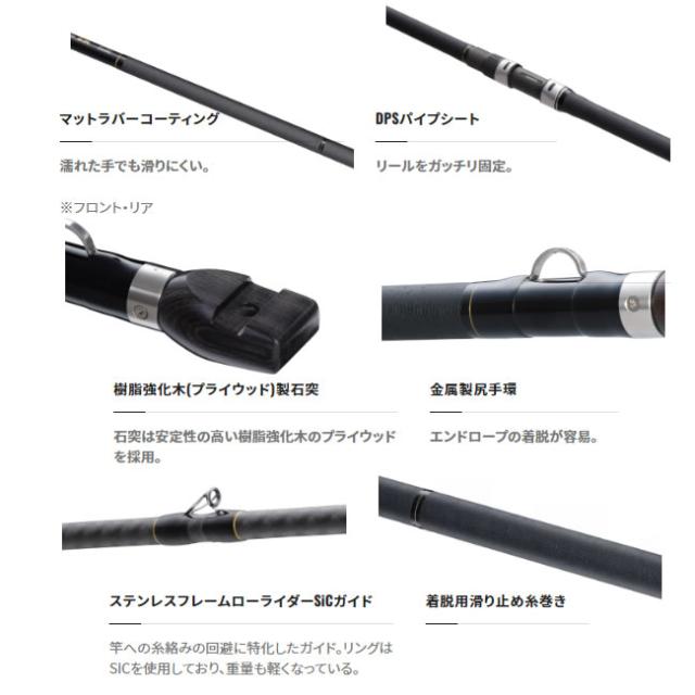 シマノ 22 リアルパワー 石鯛 540 遠投 (石鯛竿)(大型商品A)の通販はau