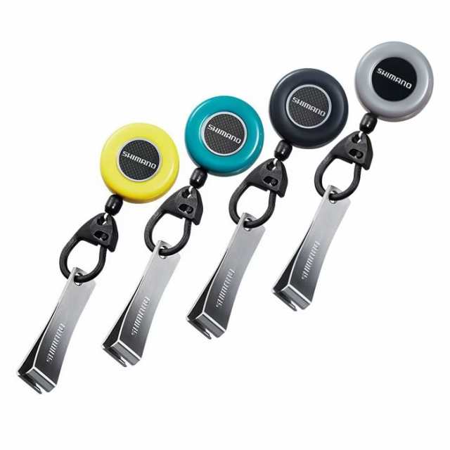 シマノ ピンオンリールR ラインカッター付 PI-012R (リールキーホルダー) 品質が完璧