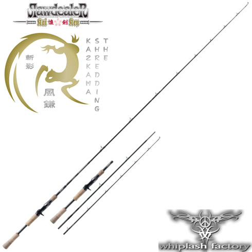 ウィップラッシュファクトリー ローディーラーカイケン The Shredding Kazakama RK608LM3 (怪魚ロッド)