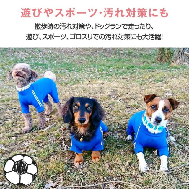 犬 服 春 ドッグプレイ(R) 体操服 ジャージ つなぎ ダックス 小型犬用