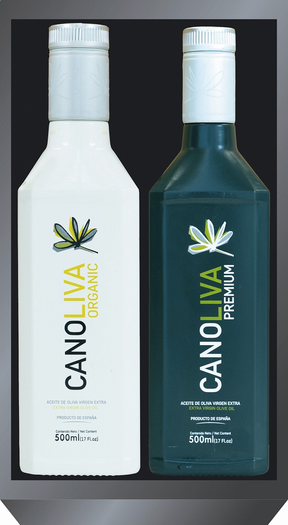 CANOLIVA　500mlオリーブオイル2本セット（ORGANIC・PREMIUM) EVOO-10000 【全国送料込】(沖縄・離島は別途)