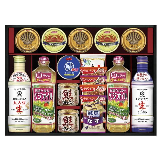 キッコーマン＆アマノフーズ＆日清オイリオ バラエティセット ASC-150 内祝 お返し引出物に