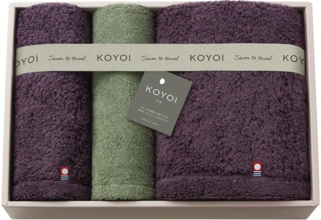 KOYOI〈今宵〉 日本製 今治・泉州タオルセット 79100 【送料無料】(沖縄・離島は別途)