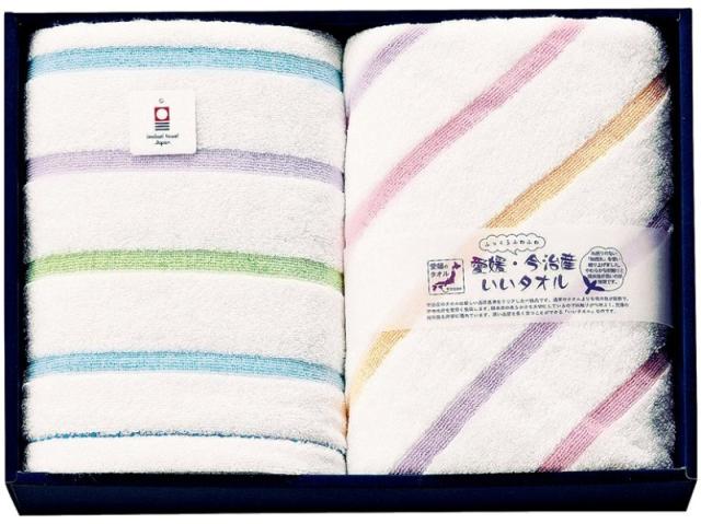 いいタオル・ふっくらふわふわ バスタオル2P PIG-81100 【送料無料】(沖縄・離島は別途)