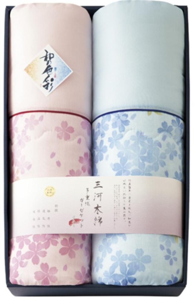 和の色彩 三河木綿 ダブルガーゼ肌布団2P WK2021 【送料無料】(沖縄・離島は別途)