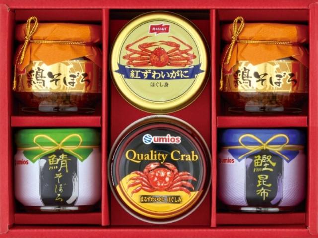 お中元まとめ売り ニッスイ＆ウミオスシーフードバラエティギフト os-30R×10 【貨物輸送無料】(沖縄・離島は別途)※荷作り紙・のしは別送、もしくはくっ付けるします。