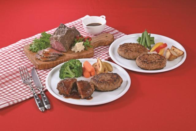 北海道だより トヨニシファーム 帯広牛ローストビーフ＆豊西牛ハンバーグギフト 【全国送料込】(沖縄・離島除く)_1