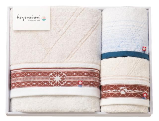 koyomi oriバスタオル・フェイスタオル・ウォッシュタオル KOY-5008 内祝 お返し引出物に  【送料無料】(沖縄・北海道・離島除く)