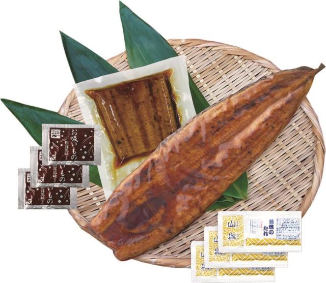 特大　鹿児島県産うなぎ蒲焼セット（永谷園お吸い物付） PFU-018A