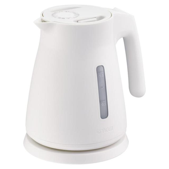 タイガー 電気ケトル1?g ホワイトcmCS-A100W 【送料無料】(一部地域別途)
