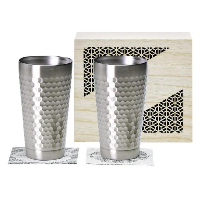 TUCHIME 2層タンブラーペア木箱入 ×1 【全国送料込】(沖縄・離島は別途)