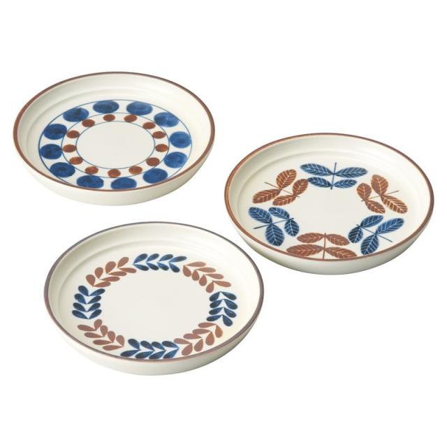 レトロモダン プレート3枚組 TSM7475 ×2 【全国送料込】(沖縄・離島は別途)