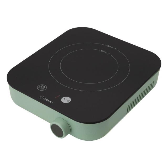 ドリテック IHクッカー「ピッコリスト」 グリーン ×1 【全国送料込】(沖縄・離島は別途)