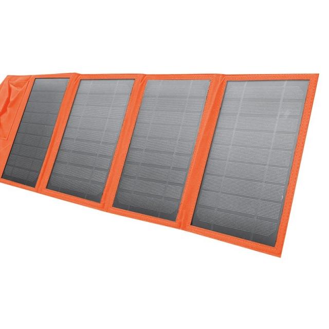 エアジェイ ソーラー充電器14W オレンジ ×1 【全国送料込】(沖縄・離島は別途)