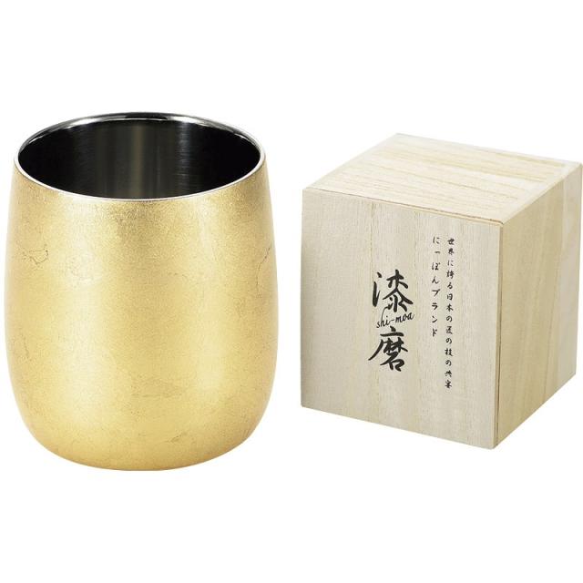 漆磨 二重ダルマカップ（木箱入） 箔衣 SCW-D801 御祝.お返し,引出物,記念品などのご用途にも好適の通販は 7,107円