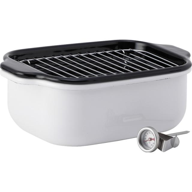 富士ホーロー 角型天ぷら鍋ワイド TP-22K.W 御祝.お返し,引出物,記念品などのご用途にも好適