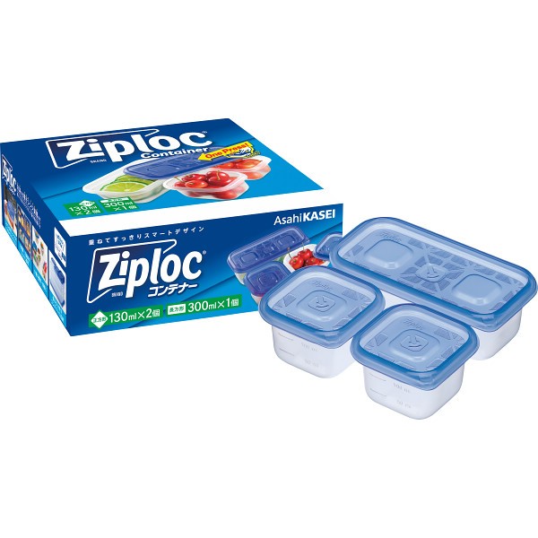 ジップロック コンテナー3個セット 03267003の通販はau PAY