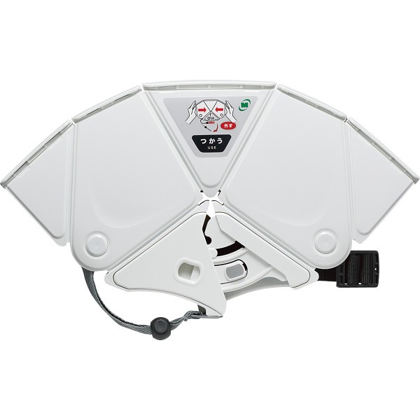 折りたたみ防災ヘルメット　Ｆｌａｔｍｅｔ２ ホワイト CD4001900011 ×1 【全国送料込】(沖縄・離島は別途)