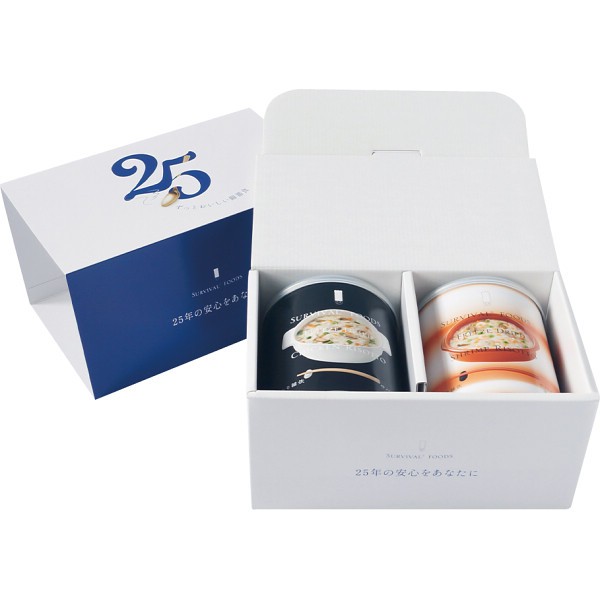 サバイバルフーズ　ギフトボックス　２缶入り（雑炊） GFTｰRR ×1 【全国送料込】(沖縄・離島は別途)