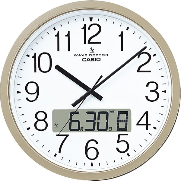 カシオ　電波掛時計 IC-4100J-9JF ×1 【全国送料込】(沖縄・離島は別途)