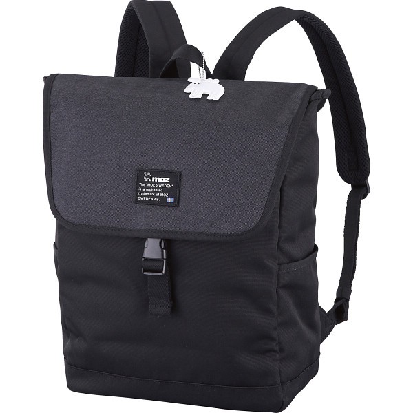 モズ　フラップバックパック ブラック ZZEI-12 ×1 【全国送料込】(沖縄・離島は別途)