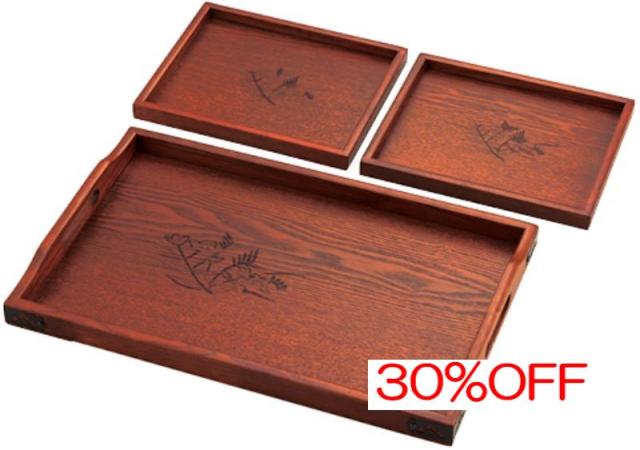 内祝 お返し引出物に 木製 花彫トレイ三枚組 YG-74の通販は 5,067円