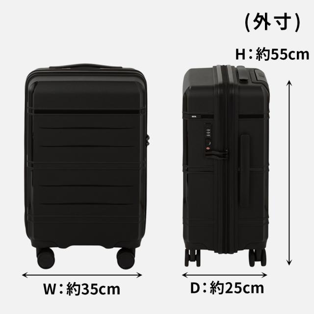 エーストーキョー タクティシティ スーツケース メンズ レディース ユニセックス 05691 ace.TOKYO Tacticity キャリーケース 2~3泊 33L 旅行 出張 正規品_8