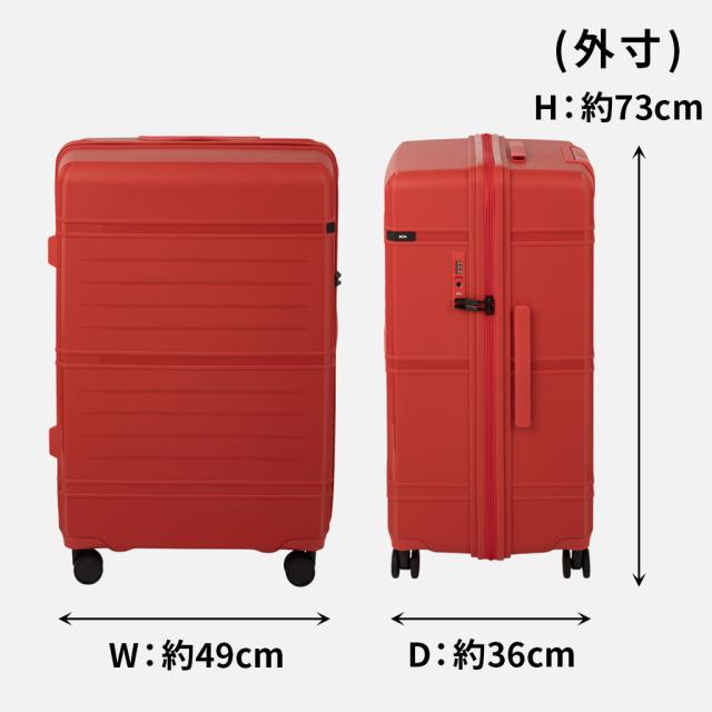 エーストーキョー タクティシティ スーツケース メンズ レディース ユニセックス 05693 ace.TOKYO Tacticity キャリーケース 7~10泊 97L XLサイズ 旅行 出張 正規品_8