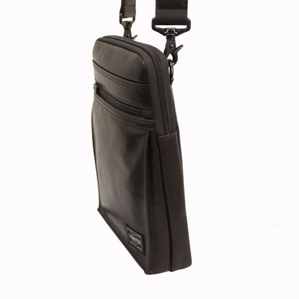 ポーター アメイズ ショルダーバッグ 022-03794 10 ブラック PORTER 吉田カバン ショルダーバッグ AMAZE レザー ギフト プレゼント 日本製 小さめ 斜めがけ 縦型_4