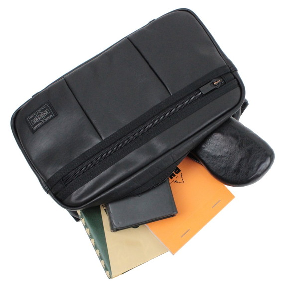 ポーター アルーフ ウエストバッグ 023-03761 10 ブラック PORTER 吉田