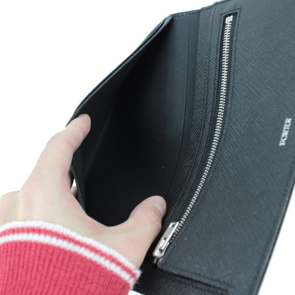 ポーター グルー ロングウォレット 079-02931 10 ブラック PORTER 吉田