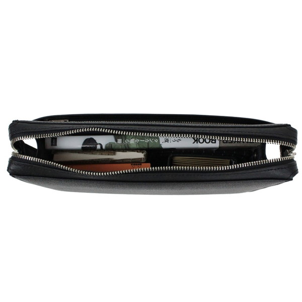 ポーター フラックス ポーチ 197-01508 10 ブラック PORTER 吉田カバン セカンドバッグ クラッチバッグ FLUX レザー ギフト プレゼント 日本製 フォーマル ブランド 型押し