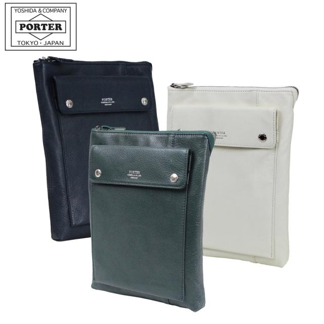 ポーター　バタフライ　レザー　吉田カバン　メンズ　ショルダー　バッグ　ブラック ポーター バタフライ レザー 吉田カバン メンズ ショルダー バッグ