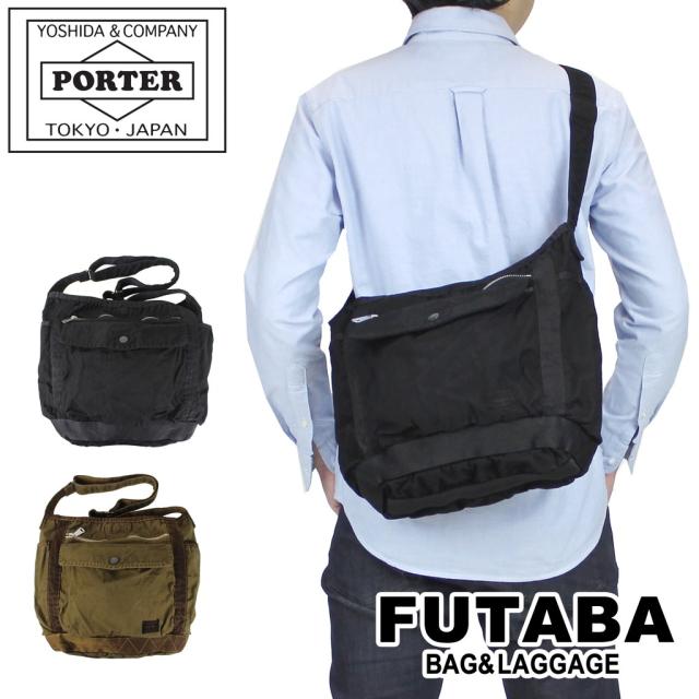 ポーター クラッグ ショルダーバッグ(L) 540-19644 10 ブラック PORTER 吉田カバン ショルダーバッグ CRAG ナイロンコットン 日本製 A4サイズ 製品染め ブランド カジュアルの通販は 35,200円
