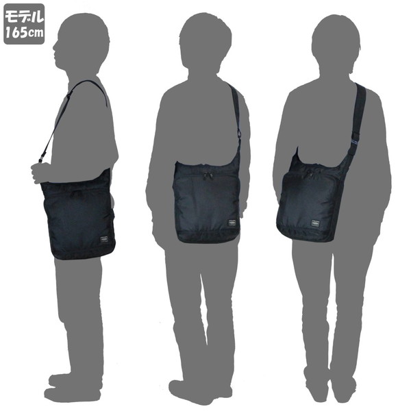 ポーター フラッシュ ショルダーバッグ 689-05939 10 ブラック PORTER 吉田カバン ショルダーバッグ FLASH ギフト プレゼント 日本製 A4サイズ 斜めがけ 縦型 ブランド シンプル_9